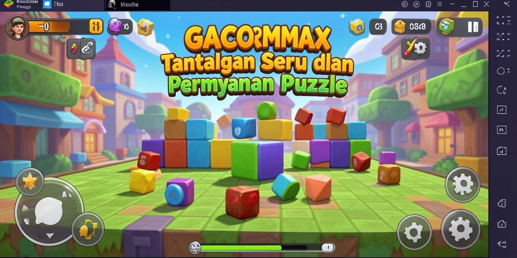 Tampilan gameplay seru GACORMAX yang penuh tantangan puzzle.
