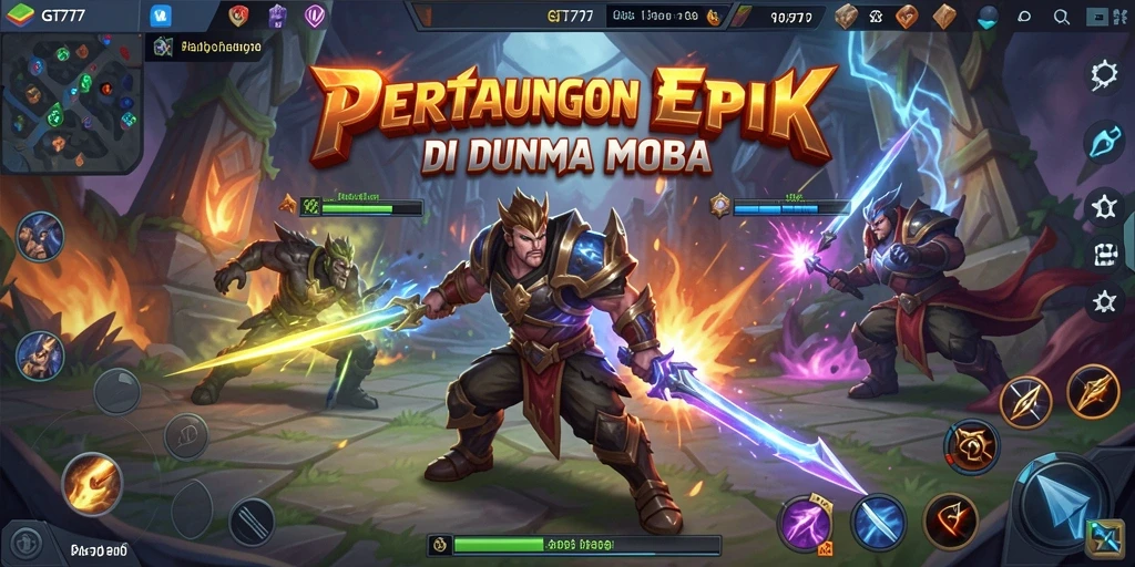 Gameplay seru GT777 dengan aksi tim yang mendebarkan.