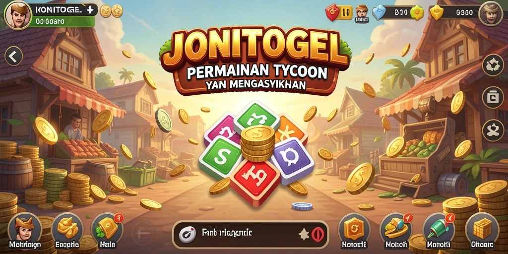 Screenshot utama JONITOGEL menampilkan gameplay Tycoon yang menarik.