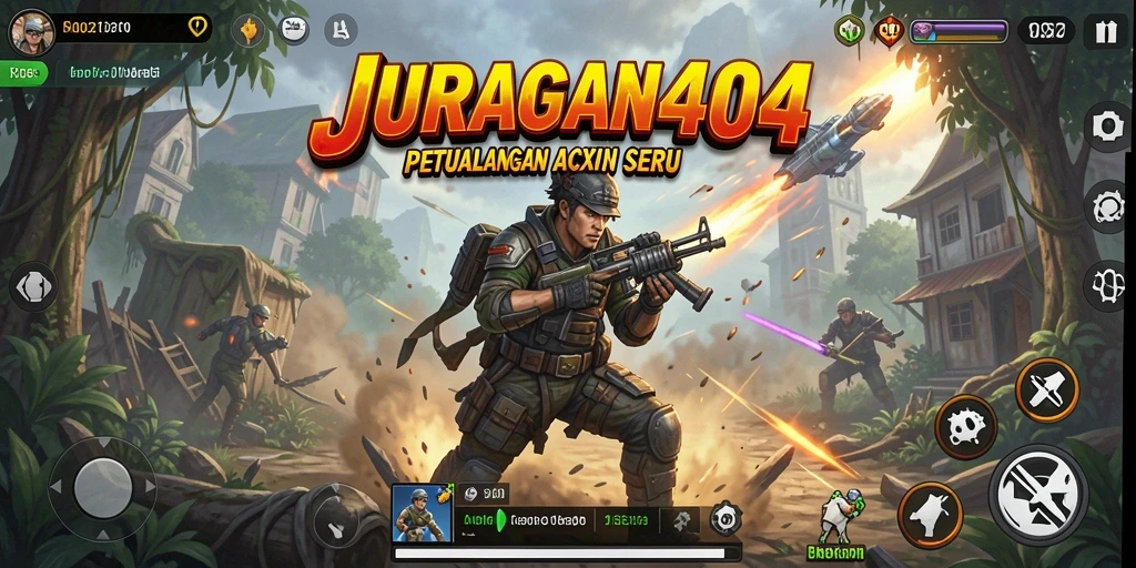 Gameplay seru dan menegangkan di JURAGAN404.